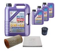 FEBI Controllo Set 8L LIQUI MOLY 5W-40 Leichtlauf High Tech Per Peugeot Boxer