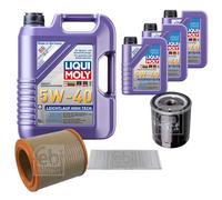 FEBI Controllo Set 8L LIQUI MOLY 5W-40 Leichtlauf High Tech Per Peugeot Boxer