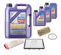 FEBI Controllo Set 8L LIQUI MOLY 5W-40 Leichtlauf High Tech Per Rover 75 RJ