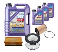 FEBI Controllo Set 8L LIQUI MOLY 5W-40 Leichtlauf High Tech Per Trasportatori