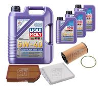 FEBI Controllo Set 8L LIQUI MOLY 5W-40 Leichtlauf High Tech Per Volvo XC90 I
