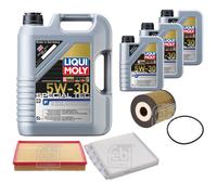 Febi Controllo Set 8L Liqui Moly Special Tec F 5W-30 per Volvo S80 I Ts XY