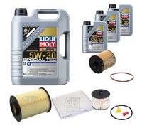 Febi Controllo Set 8L Liqui Moly Special Tec F 5W-30 per Volvo V50 Mw 2.0 D.