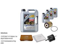 Febi Controllo Set 8L Liqui Moly Special Tec F 5W-30 per Volvo V70 II P80_