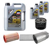 FEBI Controllo Set 8L LIQUI MOLY TOP TEC 4100 5W-40 Per Alfa Romeo 156