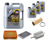 FEBI Controllo Set 8L LIQUI MOLY Top Tec 4100 5W-40 Per Audi A4 Cabriolet
