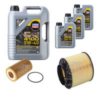 FEBI Controllo Set 8L LIQUI MOLY TOP TEC 4100 5W-40 Per Audi A5 Cabriolet