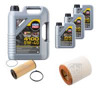 FEBI Controllo Set 8L LIQUI MOLY TOP TEC 4100 5W-40 Per AUDI A6 4G2 C7 4GC