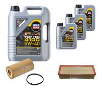 Febi Controllo Set 8L Liqui Moly Top Tec 4100 5W-40 per Audi Tt 8J3 2.0