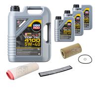 FEBI Controllo set 8L LIQUI MOLY Top Tec 4100 5W-40 per BMW 3 Touring E46