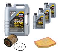 FEBI Controllo Set 8L LIQUI MOLY Top Tec 4100 5W-40 Per BMW 5 Serie E60 523I