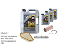 FEBI Controllo set 8L LIQUI MOLY Top Tec 4100 5W-40 per BMW Serie 3 Touring E91