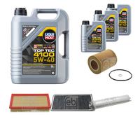 FEBI Controllo Set 8L LIQUI MOLY Top Tec 4100 5W-40 Per BMW X5 E53 3.0i