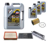 FEBI Controllo Set 8L LIQUI MOLY Top Tec 4100 5W-40 Per BMW X5 E53 4.4i