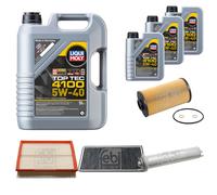 FEBI Controllo Set 8L LIQUI MOLY Top Tec 4100 5W-40 Per BMW X5 E53 4.4i