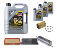 FEBI Controllo Set 8L LIQUI MOLY Top Tec 4100 5W-40 Per BMW X5 E53 4.8is