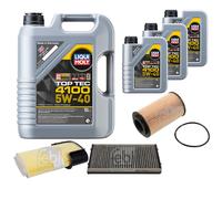 FEBI Controllo Set 8L LIQUI MOLY TOP TEC 4100 5W-40 Per Porsche Boxster 987