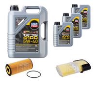 FEBI Controllo Set 8L LIQUI MOLY TOP TEC 4100 5W-40 Per Porsche Boxster 987