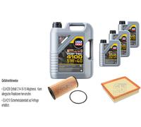 Febi Controllo Set 8L Liqui Moly Top Tec 4100 5W-40 per Renault Master II