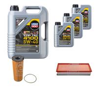 Febi Controllo Set 8L Liqui Moly Top Tec 4100 5W-40 per VW Touareg
