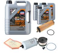 FEBI Controllo Set 8L Liqui Moly Top Tec 4200 5W-30 Per Mercedes-Benz GLA