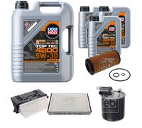 Febi Controllo Set 8L Liqui Moly Top Tec 4200 5W-30 per Mercedes Elettrica