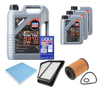 Febi Controllo Set 8L Liqui Moly Top Tec 4310 0W-30 per Honda Cr-V III Rosso