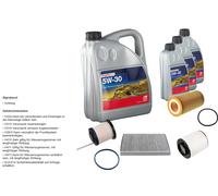 FEBI Controllo Set 8L Longlife Plus 5W-30 Per Audi A8 4N2 4N8 50 TDI