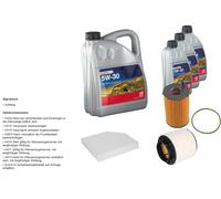 Febi Controllo Set 8L Longlife Plus 5W-30 per . Audi Q5 8RB 3.0 Tdi