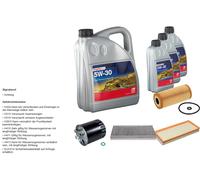 Febi Controllo Set 8L Longlife Plus 5W-30 per Di Classe A