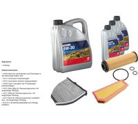 FEBI Controllo set 8L Longlife Plus 5W-30 per Mercedes-Benz classe C W204