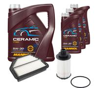 FEBI Controllo Set 8L MANNOL Ceramic 5W-30 Adatto Per Opel Antara