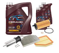 FEBI Controllo Set 8L MANNOL Ceramic 5W-30 Per BMW X4 xDrive20d xDrive25d X3