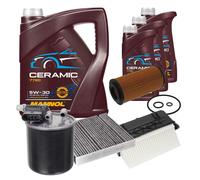 FEBI Controllo Set 8L MANNOL Ceramic 5W-30 Per Mercedes-Benz E-Klasse