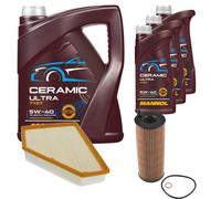 FEBI Controllo Set 8L MANNOL Ceramic 5W-40 Per BMW 3 Serie 318d 316d 1 Serie