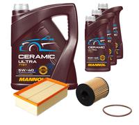 FEBI Controllo Set 8L MANNOL Ceramic 5W-40 Per Citroën C4 Picasso I 2.0 HDi