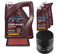 FEBI Controllo Set 8L MANNOL Ceramic 5W-40 Per Nissan Murano II 3.5 4x4