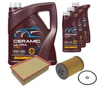 FEBI Controllo Set 8L MANNOL Ceramic 5W-40 Per VW Arteon 2.0 TSI 4motion