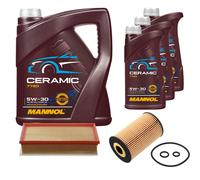 Febi Controllo Set 8L mannol Ceramica 5W-30 per VW Transporter V Bus 2.0