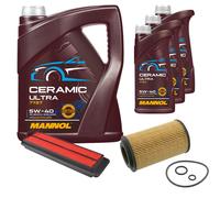 Febi Controllo Set 8L mannol Ceramica 5W-40 per Honda Accord VII Tourer