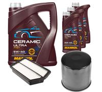 Febi Controllo Set 8L mannol Ceramica 5W-40 per Kia Sportage 1.6 GDI 2.0 CVVT