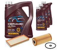 Febi Controllo Set 8L mannol Ceramica 5W-40 per Mercedes Benz a Class
