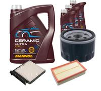 Febi Controllo Set 8L mannol Ceramica 5W-40 per Renault Modus/Grand 1.6