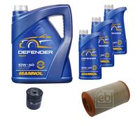 Febi Controllo Set 8L mannol Defender 10W-40 per Peugeot Boxer Box
