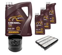FEBI Controllo Set 8L MANNOL Diesel TDI 5W-30 Per Toyota Land Cruiser