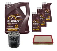 Febi Controllo Set 8L mannol Energy Combi Ll 5W-30 per Audi Cabriolet