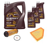 FEBI Controllo Set 8L MANNOL Energy Combi LL 5W-30 Per BMW Z4 Roadster