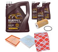FEBI Controllo set 8L MANNOL Energy Formula PD 5W-40 per Mercedes-Benz