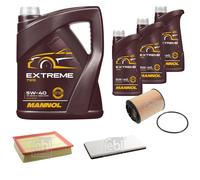 Febi Controllo Set 8L mannol extreme 5W-40 per Mercedes-Benz Classe-V
