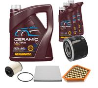 Febi Controllo Set 8L mannol IN Ceramica 5W-40 per Fiat Ducato Bus 130